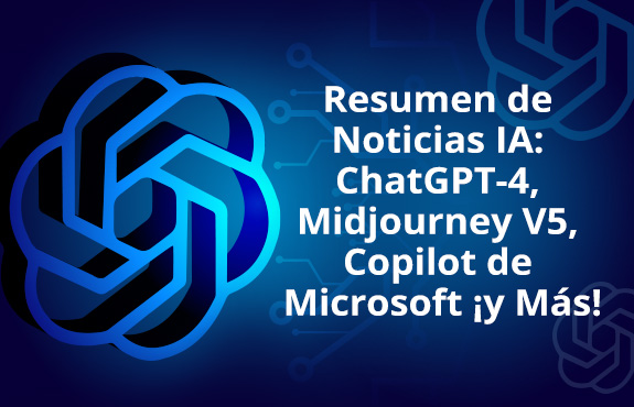 Logo de ChatGPT Sobre Fondo Azul Representando Nuevas Funciones IA como Copilot y Midjourney V5