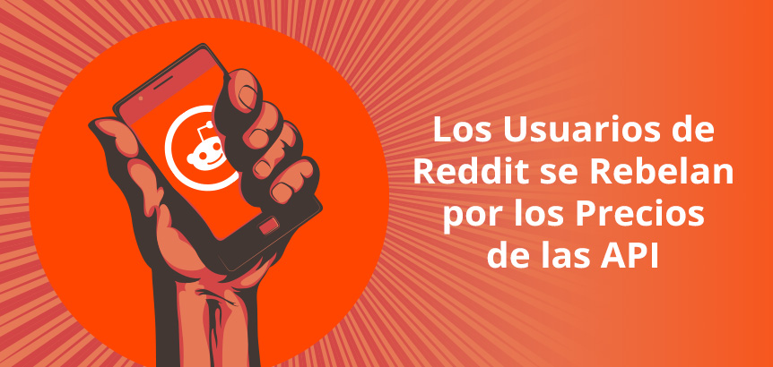 Puo de Revolucin Sosteniendo un Telfono con Logo de Reddit en el Centro