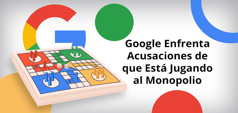 Tablero de Monopolio Delante de Logotipo de la Letra G de Google