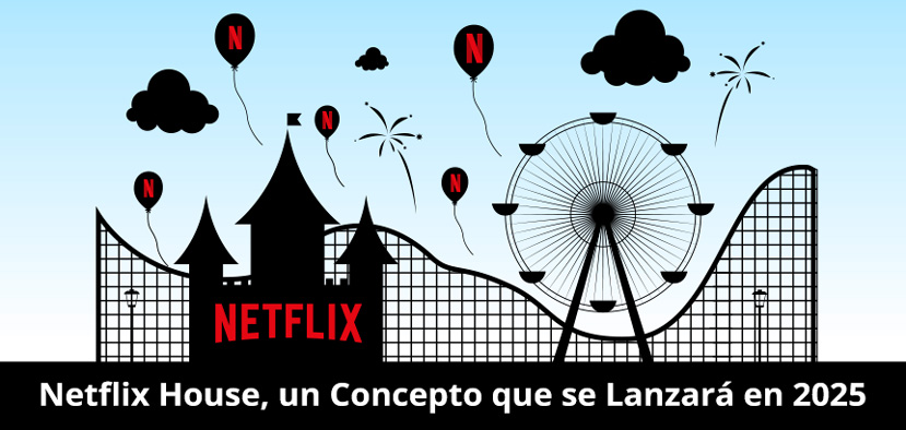 Parque de Diversiones con Logo de Netflix