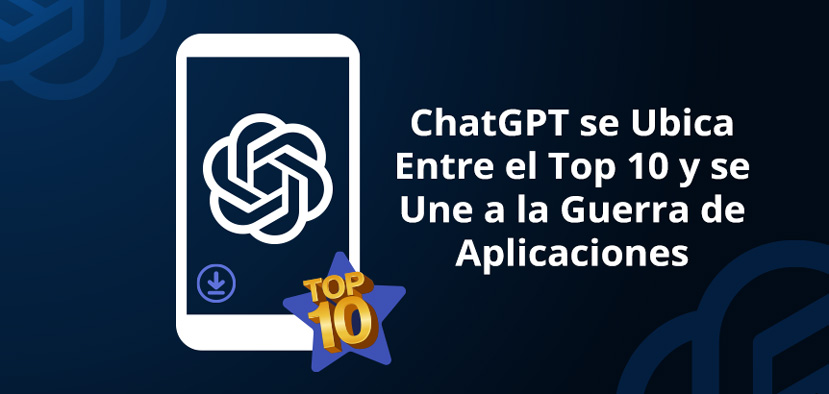 Teléfono con Logo de ChatGPT y una Estrella de Top 10