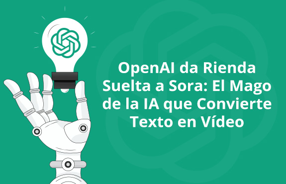 Robot AI Sosteniendo Bombilla con Logo de OpenAI en el Interior