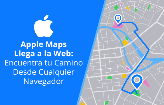App de Maps Abierta Dando Direcciones