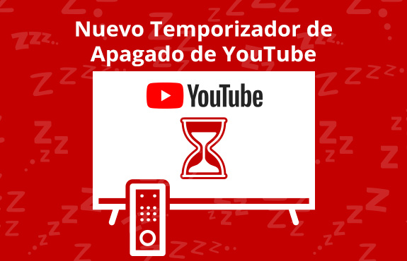 Ilustracin de TV Temporizador de Apagado de YouTube Activado