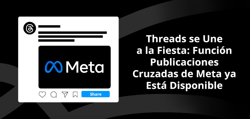 Publicacin de Threads con Logo de Meta