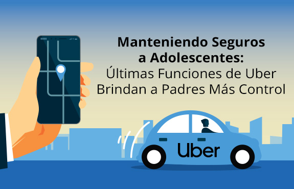 Mano Sosteniendo Telfono con Aplicacin Uber Abierta