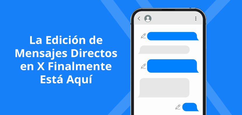 Mensaje Directo Editable en X Abierto en Telfono