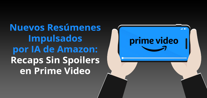 Manos Sosteniendo Telfono Mostrando Aplicacin de Amazon Prime Video