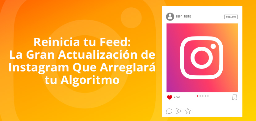 Pestaa Abierta con Feed de Instagram