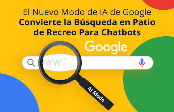 Lupa con el Nombre Modo IA Encima de Narra de Bsqueda de Google