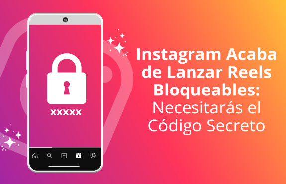 Pantalla de Telfono Mostrando Reels con Funcin de Bloqueo