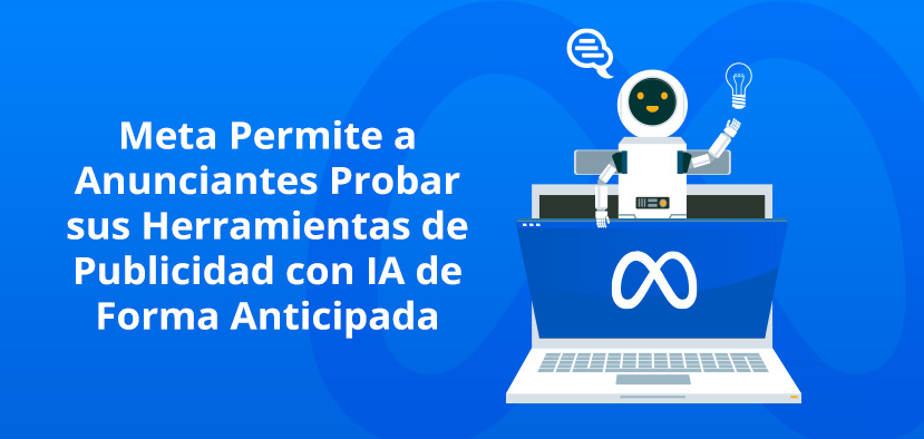 Robot IA de Meta Emergiendo de la Pantalla de Laptop