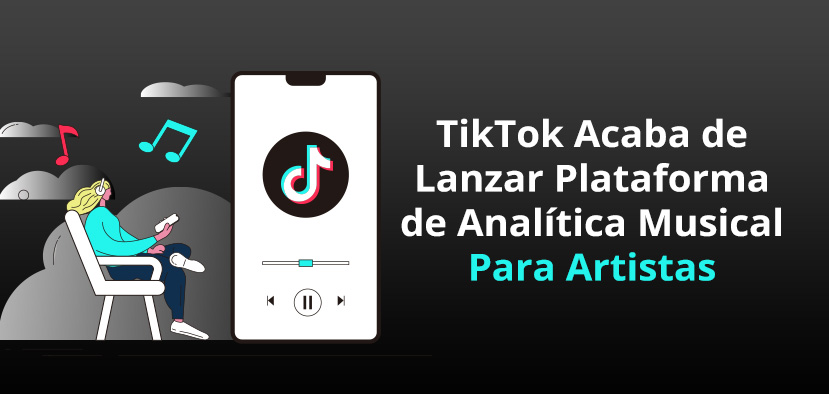 Chica Sentada Escuchando Música en TikTok
