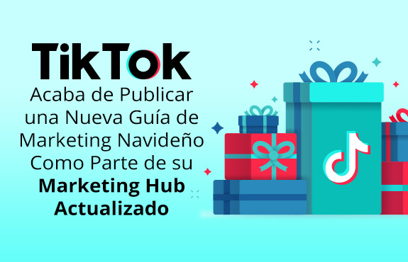 Pila de Cajas de Regalo Navideas con el Logo de TikTok