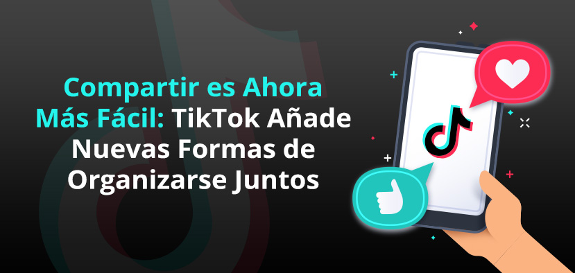 Mano Sosteniendo el Teléfono Mientras Navega por Nuevas Colecciones Compartidas de TikTok