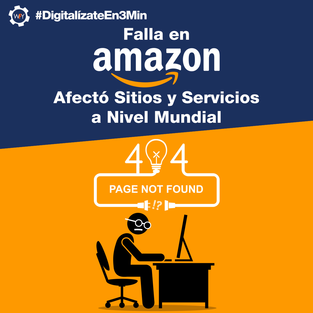 Falla en Amazon Afectó Sitios y Servicios a Nivel Mundial