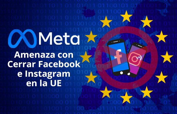Logos de Instagram y Facebook en Telfonos de la UE Luego de Amenaza de Meta